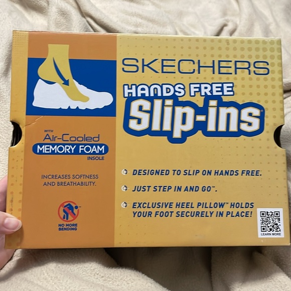 SKECHERS NIB Girls Size 3 Lavender “Bounder” Simple Cute Hands Free Slip-ins - Picture 11 of 14